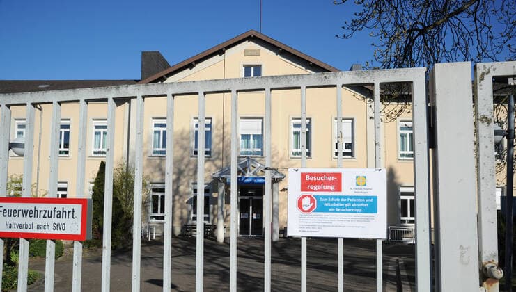 St Nikolaus Hospital in Wallerfangen will be closed to visitors on Monday 30 03 2020 due to corona virus bub