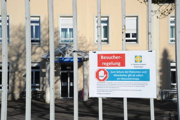 St Nikolaus Hospital in Wallerfangen will be closed to visitors on Monday 30 03 2020 due to corona virus bub