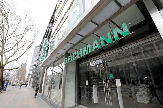 Geschlossene Filiale des Schuhgeschaefts Deichmann auf dem Kurfuerstendamm, DEU, Berlin, 30.03.2020