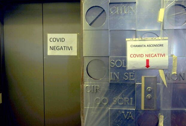 Milan, Hotel Michelangelo ready to be used for the quarantine in isolation of coronavirus positives Editorial Usage Only  Copyright: xMaurizioxMaulex xIPAx