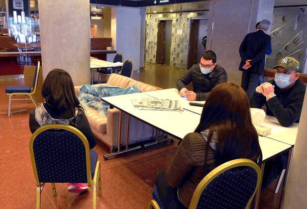 Milan, Hotel Michelangelo ready to be used for the quarantine in isolation of coronavirus positives Editorial Usage Only  Copyright: xMaurizioxMaulex xIPAx