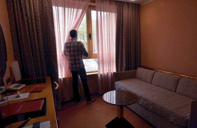 Milan, Hotel Michelangelo ready to be used for the quarantine in isolation of coronavirus positives Editorial Usage Only  Copyright: xMaurizioxMaulex xIPAx