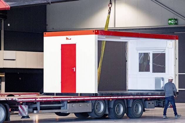 ROTTERDAM, Ahoy, 30-03-2020, Rotterdam Ahoy will be a temporary care location, with the first patients expected in mid-April Beds instead of artists in Ahoy  x7656359x Copyright: