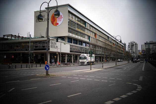 30 03 2020,Berlin,Germany,GER,the city in times of the Corona pandemic Bikini House