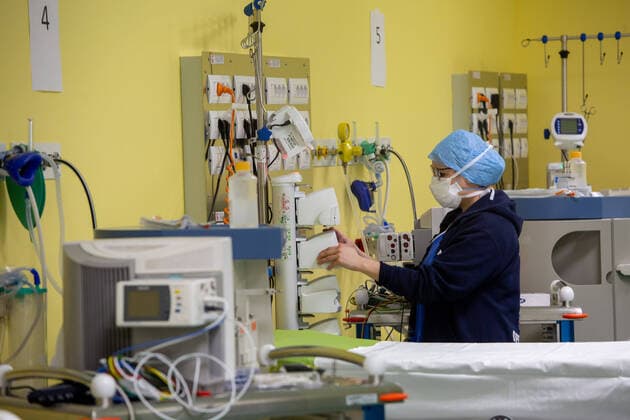 Coronavirus emergency - the second 10-seater intensive care facility opens at the San Raffaele hospital tomorrow, nine days after the first (massimo alberico Fotogramma, Milan - 2020-03-30) p.s. la foto e utilizzabile nel rispetto del contesto in cui e stata scattata, e senza intento diffamatorio del decoro delle persone rappresentate  Copyright: xmassimoxalbericox xFOTOGRAMMAx
