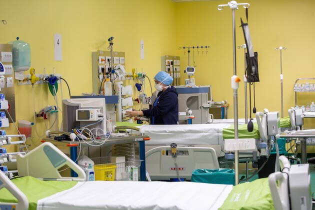 Coronavirus emergency - the second 10-seater intensive care facility opens at the San Raffaele hospital tomorrow, nine days after the first (massimo alberico Fotogramma, Milan - 2020-03-30) p.s. la foto e utilizzabile nel rispetto del contesto in cui e stata scattata, e senza intento diffamatorio del decoro delle persone rappresentate  Copyright: xmassimoxalbericox xFOTOGRAMMAx