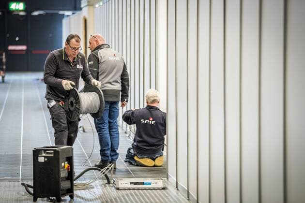 2020-03-30 15:59:14 MAASTRICHT - In congrescentrum MECC wordt een opvang gecreeerd voor 250 coronapatienten. De opvang is een uitbreiding van de zorcapacitiet van het Maastricht UMC+. ANP MARCEL VAN HOORN  Copyright: xx x409139770x