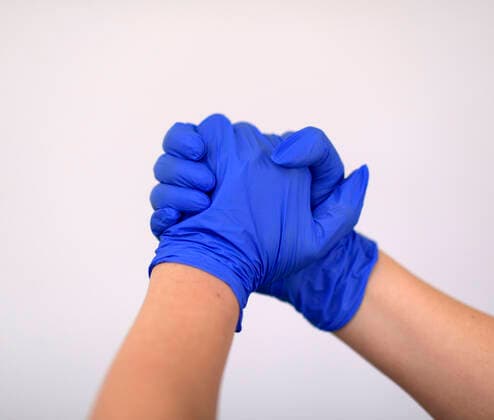 30 03 2020, symbol image rubber gloves 30 03 2020, rubber gloves 30 03 2020, rubber gloves