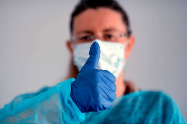 30 03 2020, Symbol image rubber gloves, Everything OK 30 03 2020, Rubber gloves 30 03 2020, Rubber gloves