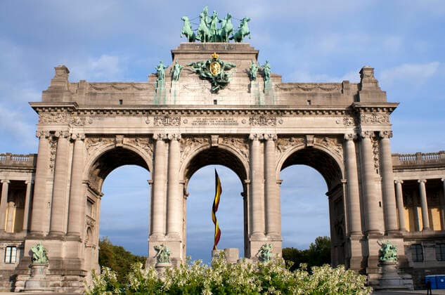 The Triumphal Arch in Cinquantenaire Parc in Brussels, Belgium. Belgium Copyright: xSergixReboredox xVWPicsx SREB-BV2987