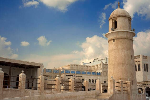 Minaret of the Old Mosque at Souq Waqif, Doha, Qatar Doha Qatar Copyright: xSergixReboredox SREB-Qatar 052