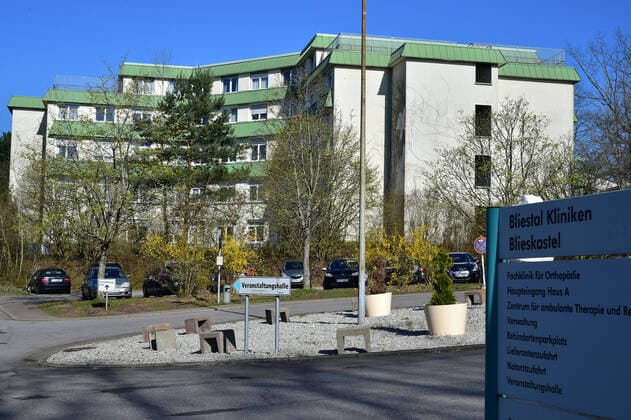 Due to the corona pandemic, infections have occurred in the Blieskatel Blies Valley Clinics Outdoor view of the clinic from Wednesday 1 4 2020 bub