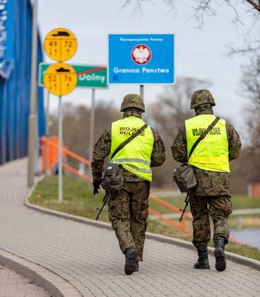 Polish-German border crossing in Bobolin during the coronavirus outbreak Polish-German border crossing during the coronavirus outbreak on April 01, 2020 in Bobolin, Poland EN_01422936_0033 