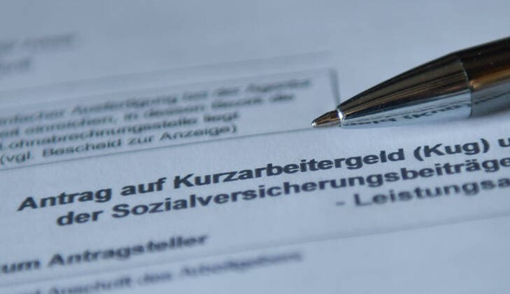 01 04 2020, xblx, application for short-time working allowance and flat-rate reimbursement of social security contributions for recipients of Kug, benefit application, the Agentur für Arbeit, emwirt Frankfurt am Main