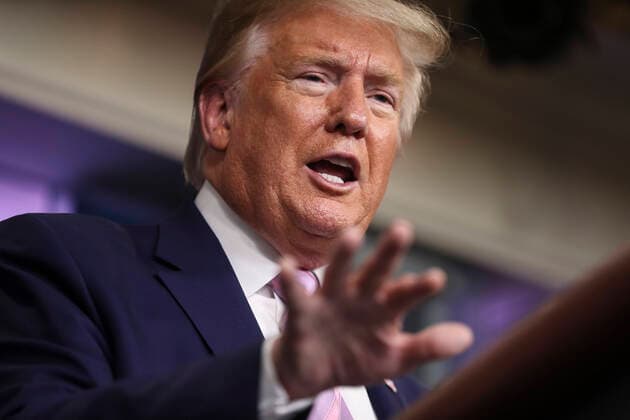 April 1, 2020, Washington, District of Columbia, USA: United States President Donald J. Trump speaks during a daily briefing on the novel coronavirus, COVID-19 with members of the coronavirus task force in the Brady Press Briefing Room of the White House on April 1, 2020 in Washington, DC Washington USA - ZUMAs152 20200401_zaa_s152_068 Copyright: xOliverxContrerasx