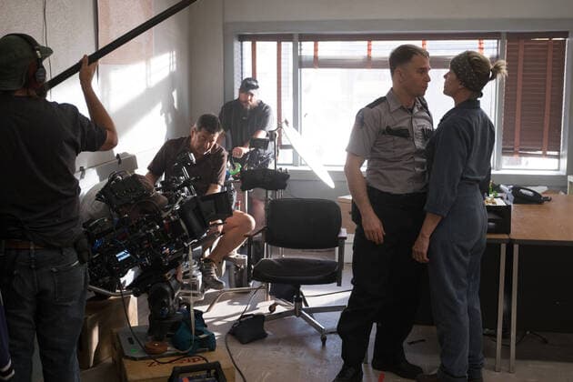 OSCARS. Bester Nebendarsteller. PreistrÃ¤ger 2011-2020 THREE BILLBOARDS OUTSIDE EBBING, MISSOURI, at right, from left: Sam Rockwell, Frances McDormand, on set, 2017. ph: Merrick Morton TM & copyright Fox Searchlight Pictures. All rights reserved. Courtesy Everett Collection (FSC:KV) !ACHTUNG AUFNAHMEDATUM GESCHÃ„TZT! PUBLICATIONXNOTxINxCANxCHNxFRAxITAxJPNxNORxPOLxRUSxESPxUKxUSA Copyright: xFoxxSearchlight CourtesyxEverettxCollectionx MCDTHBI FS041