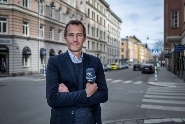 Christian Stichler, German TV journalist who watches corona in Sweden for, among other things, ARD, the German equivalent of SVT Stockholm Sweden xERICSSONxMARCUSx,  Copyright: xERICSSONxMARCUSx Christian Stichler