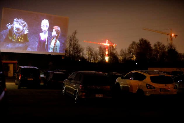 26 03 2020 Essen Drive-in cinema at the port