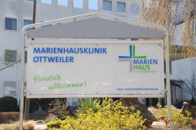 The Marienhausklinik on Thursday 02 04 2020 in Ottweiler bub