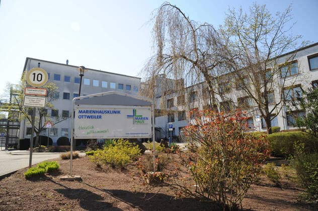 The Marienhausklinik on Thursday 02 04 2020 in Ottweiler bub