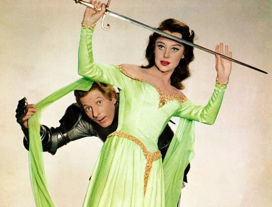 COURT JESTER, THE, Danny Kaye, Glynis Johns, 1956 Courtesy Everett Collection !ACHTUNG AUFNAHMEDATUM GESCHÃ„TZT! PUBLICATIONXNOTxINxCANxCHNxFRAxITAxJPNxNORxPOLxRUSxESPxUKxUSA Copyright: xCourtesyxEverettxCollectionx MMDCOJE EC004