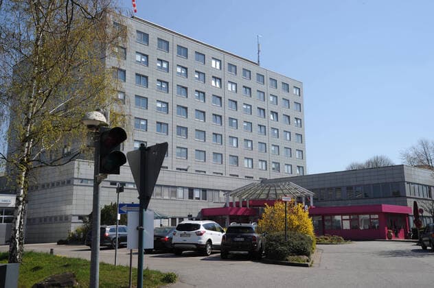 The Diakonie Klinik on Thursday 02 04 2020 in Neunkirchen bub