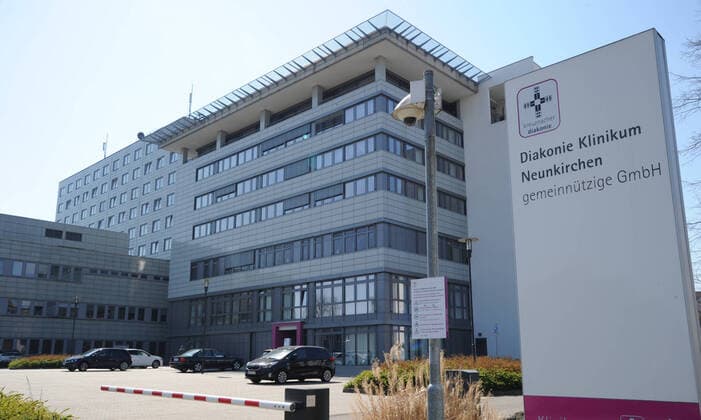 The Diakonie Klinik on Thursday 02 04 2020 in Neunkirchen bub
