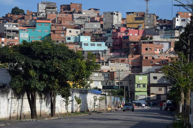 SÃO PAULO, SP - 02.04.2020: ÁREAS VULNERÁVEIS AO CORONAVÍRUS - General view of the Vila Nova Jaguaré Favela, in the West Zone of the city of São Paulo, which may be more affected by the Covid-19 virus due to the lack of adequate infrastructure. x1900874x  DanielxCymbalista