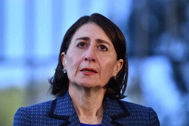 GLADYS BEREJIKLIAN COVID-19 UPDATE, NSW Premier Gladys Berejiklian updates the NSW public on the latest coronavirus measures and statistics, in Sydney, Friday, April 3, 2020. ( NO ARCHIVING, EDITORIAL USE ONLY, NO USE IN BOOKS WITHOUT CONSENT SYDNEY NSW AUSTRALIA  Copyright: xDEANxLEWINSx 20200403001461527078
