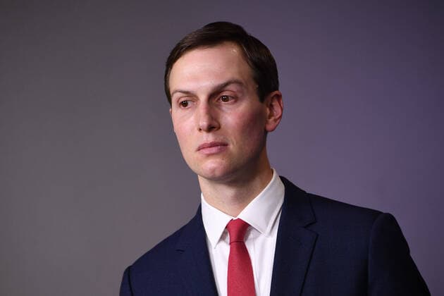 April 2, 2020, Washington, District of Columbia, USA: Senior Advisor Jared Kushner, son-in-law of United States President Donald J. Trump attends a Coronavirus briefing at the White House on Thursday, April 2, 2020 in Washington, DC. Due to the COVID-19 pandemic, at least 5,700 people have died in the United States with more than 200,000 infected. More than 10 million people have lost their jobs in the U.S. in the past two weeks Washington USA - ZUMAs152 20200402_zaa_s152_037 Copyright: xKevinxDietschx