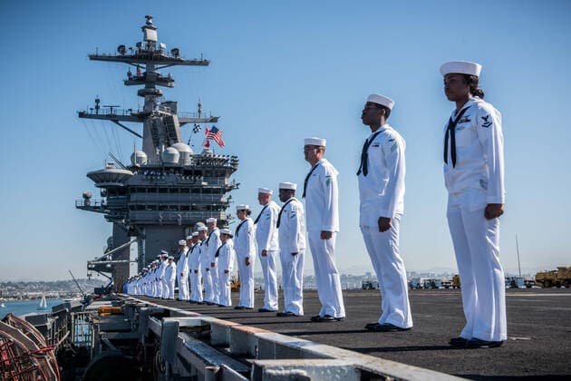 October 6, 2017, Washington, The District of Columbia, United States Of America: Good afternoon. Thank you again for your diligence and courage in keeping the American people informed as we all deal with the profound ramifications, and rapid developments, associated with this crisis..I am here today to inform you that today at my direction, the Commanding Officer of the USS Theodore Roosevelt, Captain Crozier, was relieved of command by the Carrier Strike Group Commander, Rear Admiral Stuart Baker..The Executive Officer, Captain Dan Keeler, has assumed command temporarily until such time as Rear Admiral Select Carlos Sardiello arrives in Guam to assume command. Rear Admiral Select Sardiello is the former commanding officer of the Theodore Roosevelt so he is extremely well-acquainted with the ship, many members of its crew and the operatio - ZUMAs214 20171006_zaa_s214_001 Copyright: xSMGx