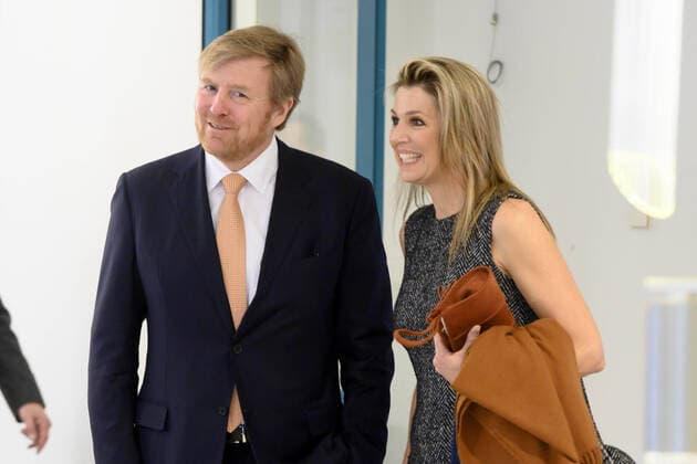 03-04-2020 Bilthoven Queen Maxima and King Willem-Alexander visited the RIVM, National Institute for Public Health and the Environment, in the context of the coronavirus (Covid-19) in Bilthoven. Meeting with the Outbreak Management Team and Jaap van Dissel and Hans Brug of Het Rijksinstituut voor Volksgezondheid en Milieu.  Copyright: xPPEx