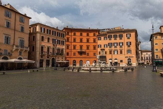 Piazza Navona square. Neighborhood Rione Parine. Neighborhood Rione Regola. Rome. Lazio. Italy. Europe 1028_02_PPA2320