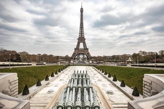 General view of the Eiffel tower during citizen movement restrictions and coronavirus containment measures in Paris, France, on April 02, 2020.  Copyright: xChristophexMorinx