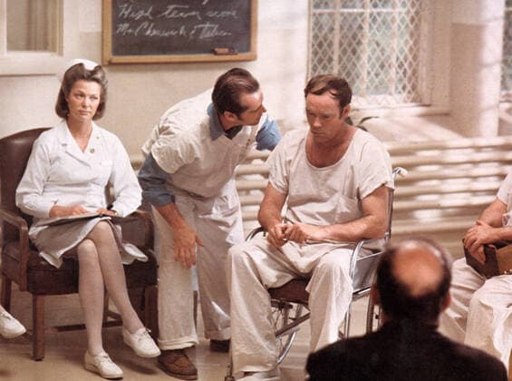 OSCARS. Beste Hauptdarstellerin. PreistrÃ¤gerinnen 1971-1980 ONE FLEW OVER THE CUCKOO S NEST, Louise Fletcher, Jack Nicholson, Ted Markland, 1975. Courtesy Everett Collection !ACHTUNG AUFNAHMEDATUM GESCHÃ„TZT! PUBLICATIONXNOTxINxCANxCHNxFRAxITAxJPNxNORxPOLxRUSxESPxUKxUSA Copyright: xCourtesyxEverettxCollectionx MSDONFL EC002