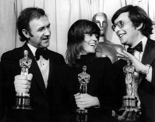 OSCARS. Bester Hauptdarsteller. PreistrÃ¤ger 1971-1980 OSCARS. Beste Hauptdarstellerin. PreistrÃ¤gerinnen 1971-1980 1971: GENE HACKMAN Best Actor, THE FRENCH CONNECTION , Jane Fonda Best Actress, KLUTE , WILLIAM FRIEDKIN Best Director, FRENCH CONNECTION , 1972 Courtesy Everett Collection !ACHTUNG AUFNAHMEDATUM GESCHÃ„TZT! PUBLICATIONXNOTxINxCANxCHNxFRAxITAxJPNxNORxPOLxRUSxESPxUKxUSA Copyright: xCourtesyxEverettxCollectionx SBDOSPI EC005