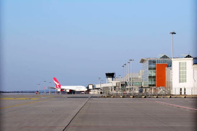 Dresden Klotzsche Airport during the corona crisis Dresden, 03 04 2020 Foto:xM.xWehnertx xFuturexImage