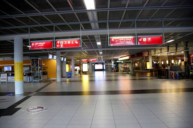 Dresden Klotzsche Airport during the corona crisis Dresden, 03 04 2020 Foto:xM.xWehnertx xFuturexImage