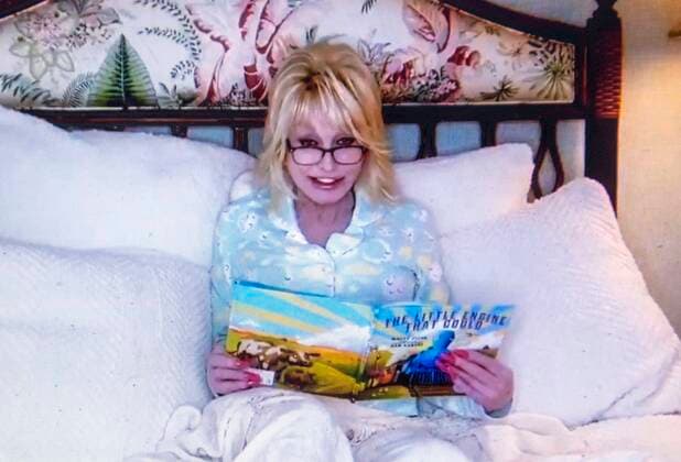 April 2, 2020: DOLLY PARTON, 74, helps get your kids to sleep with Goodnight with Dolly tonite reading The Little Engine That Could online during Coronavirus COVID-19 outbreak lockdown. Starting tonight and every Thursday, 7 p.m. ET. Streaming exclusively on Imagination Library, Dolly Parton, World Choice Investments, Dollywood social channels and YouTube. Dolly will read a new classic every week. USA - ZUMAa160 20200403_zaf_z03_008 Copyright: xDollyxPartonxImaginationxLibraryx