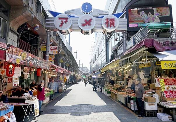 New coronavirus Fewer people than usual visit the Ameyoko shopping district in Tokyo s Ueno area on April 4, 2010, as the metropolitan government asked citizens to refrain from leaving their homes this weekend to prevent further spread of the new coronavirus. 