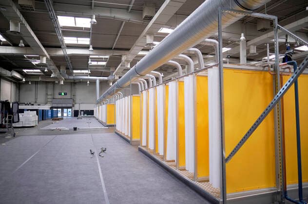 Visit of a corona emergency hospital on the exhibition grounds Hannover, 04 04 2020 Foto:xU.xStammx xFuturexImage