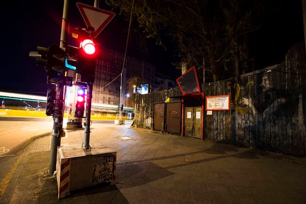 The empty entrance from the salon to the Wilden Renate Club in Berlin on 5 April 2020 To slow down the spread of the coronavirus SARS CoV 2, the federal and state governments decided to impose further restrictions The Berlin clubs have also been closed for a few weeks.