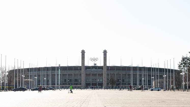 Berlin GER, Berlin, Olympiastadion ,04 04 2020 Olympic Stadium, Theme Picture Symbol Photo, 04 04 2020, Copyright: xUwexKoch xEibner-Pressefotox EP_ukh