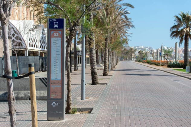 20200404 Palma de Mallorca under Corona Close down PALMA DE MALLORCA, SPAIN APRIL 4 Ballerman 5 Balenario 5 in front of the Mega Park during Corona Lock Down at Palma de Mallorca under Corona Close down on April 4, 2020 in Palma de Mallorca, Palma de Mallorca Baleares Spain