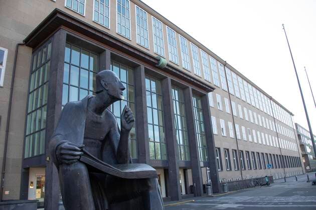 Corona Cologne Germany 05 04 2020 University of Cologne Albert Magnus Platz