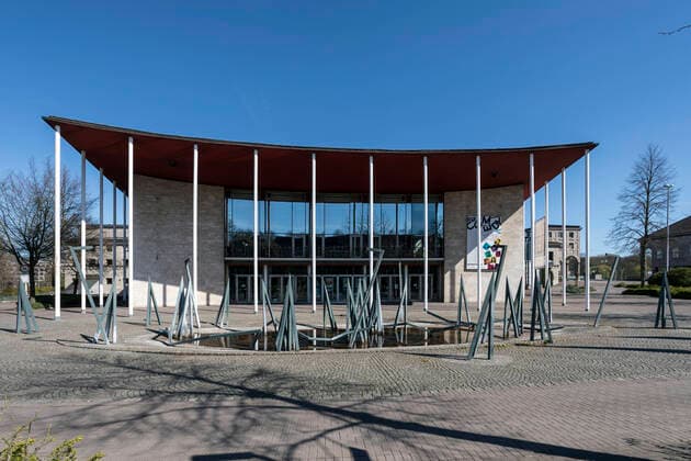 Mülheim town hall at Theodor Heuss Square