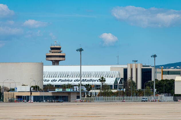 20200405 Palma de Mallorca under Corona Close down PALMA DE MALLORCA, SPAIN APRIL 5 Palma Airport at Palma de Mallorca under Corona Close down on April 5, 2020 in Palma de Mallorca, Palma de Mallorca Baleares Spain