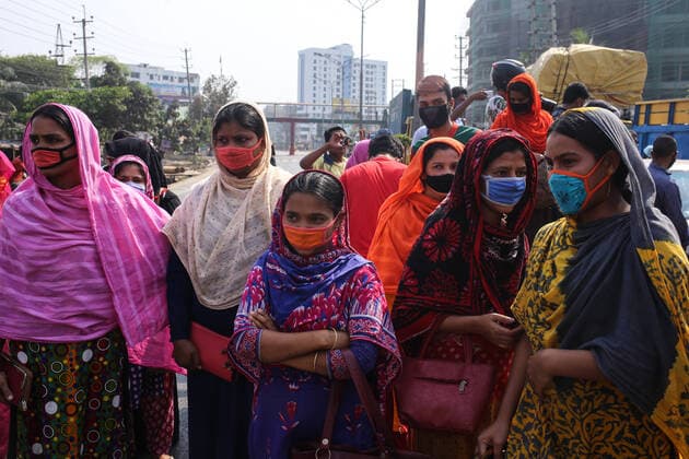 Bangladesh: CoVid-19 pandemic in RMG Sector Garments owners declared to close their factories until further notice because of the amid spread of novel coronavirus (CoVid-19). Total 88 people have been infected by Covid-19 in Bangladesh, of whom 9 died confirmed by IEDCR. Dhaka Dhaka Bangladesh Copyright: Md.xRakibulxHasan