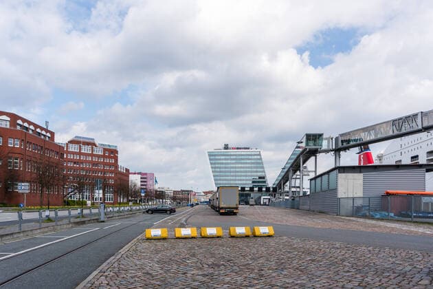Kiel, Impressions of a deserted city centre of the capital of Schleswig Holstein during the Corona Pandemic Kiel Suburb Schleswig Holstein Germany