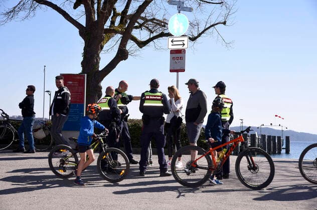 Sunday at Lake Starnberg during the exit restrictions due to the corona crisis Starnberg, 05 04 2020 Foto:xS.xAdamx xFuturexImage